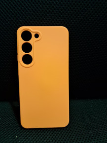 Силиконов гръб ТПУ PREMIUM CASE за Samsung Galaxy S23 SM-S911B оранжев неон 